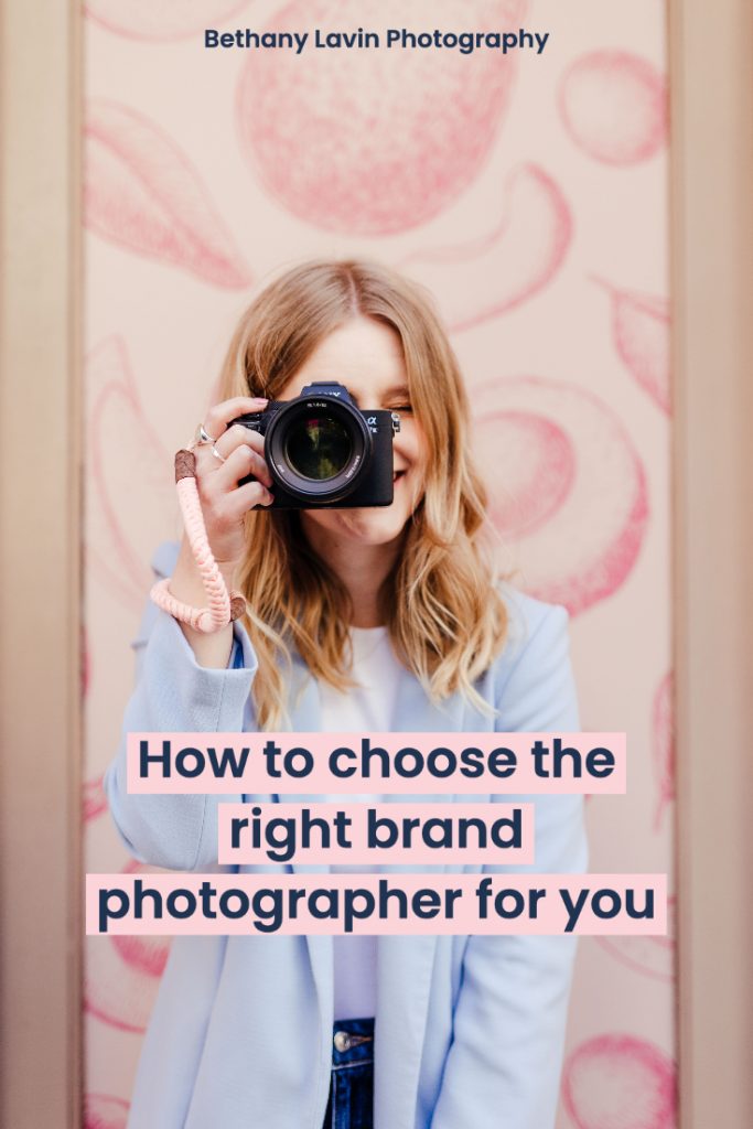 How to choose the right brand photographer for you